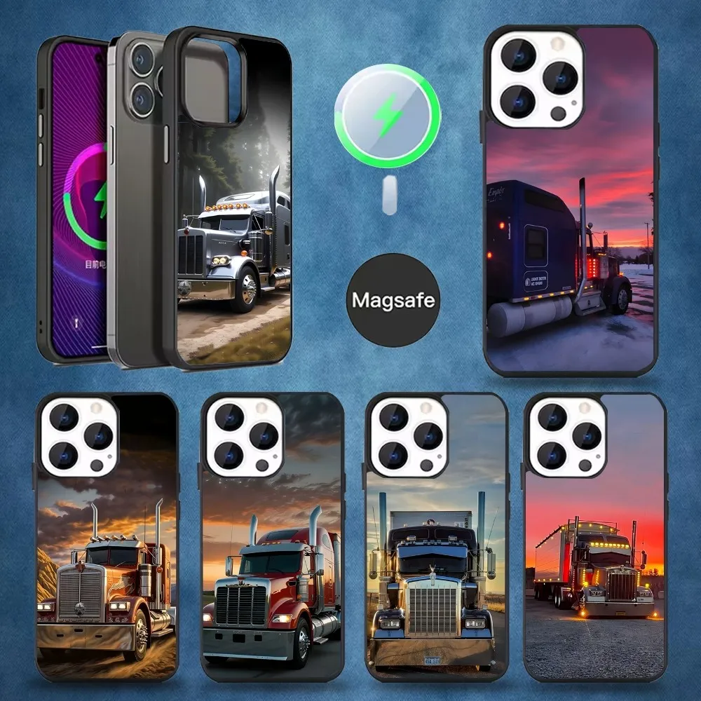 

Cool Heavy Truck Car Phone Case For iPhone 16,15,14,13,12,11,Pro,Max,Plus,Mini,Magsafe,Magnetic Wireless Charging Case