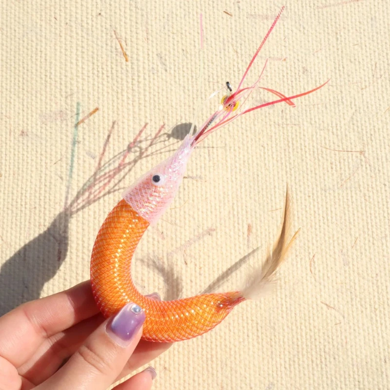 2 قطعة/3 قطعة الروبيان الاصطناعي استبدال رأس إغاظة القط عصا ريشة القط لعبة هريرة اللعب التفاعلية الحيوانات الأليفة #5