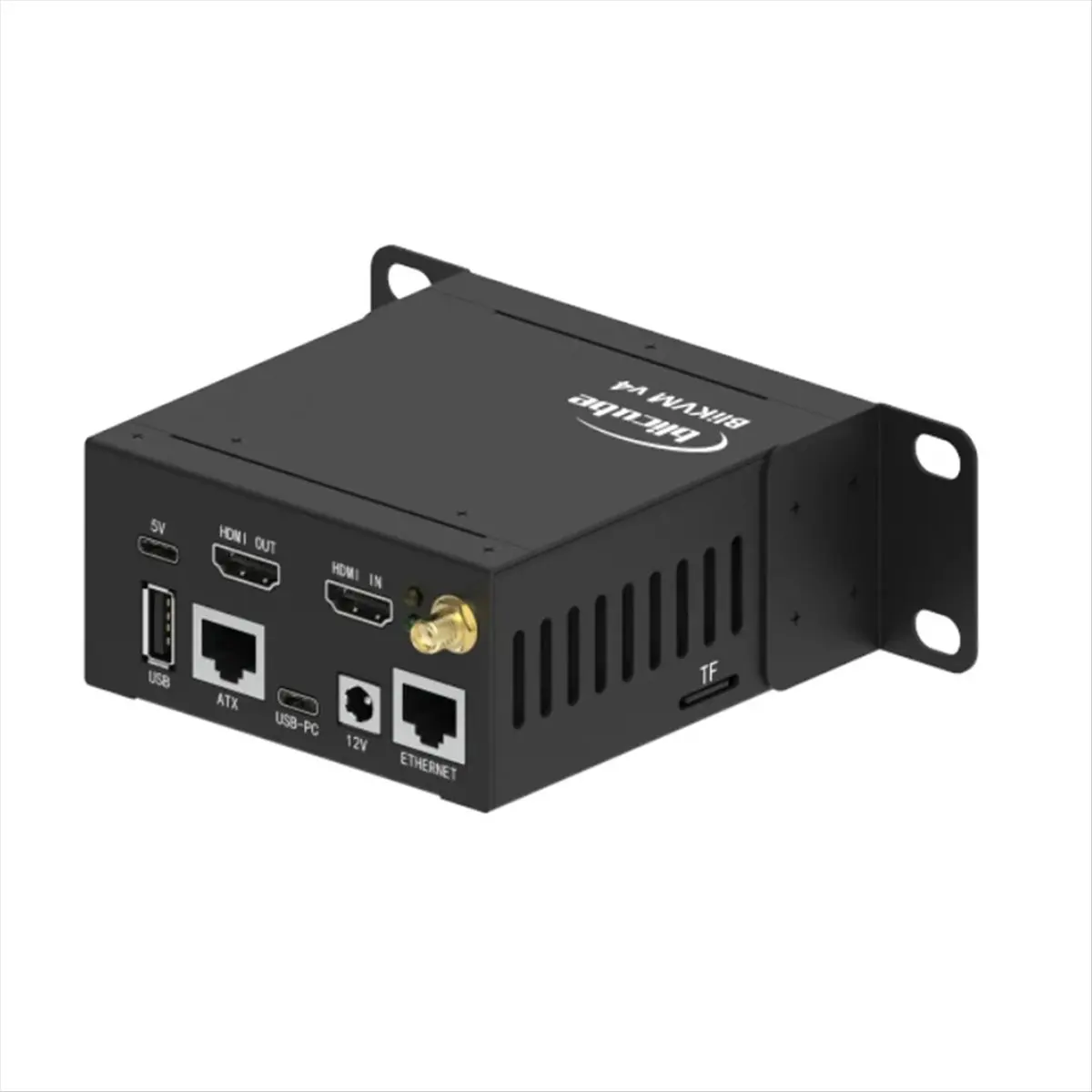 [A23G] BliKVM V4 Allwinner H313 Soc KVM over IP PoE HDMI-Comaptible Video Loop Through PiKVM RTC Video Capture Plug and Play