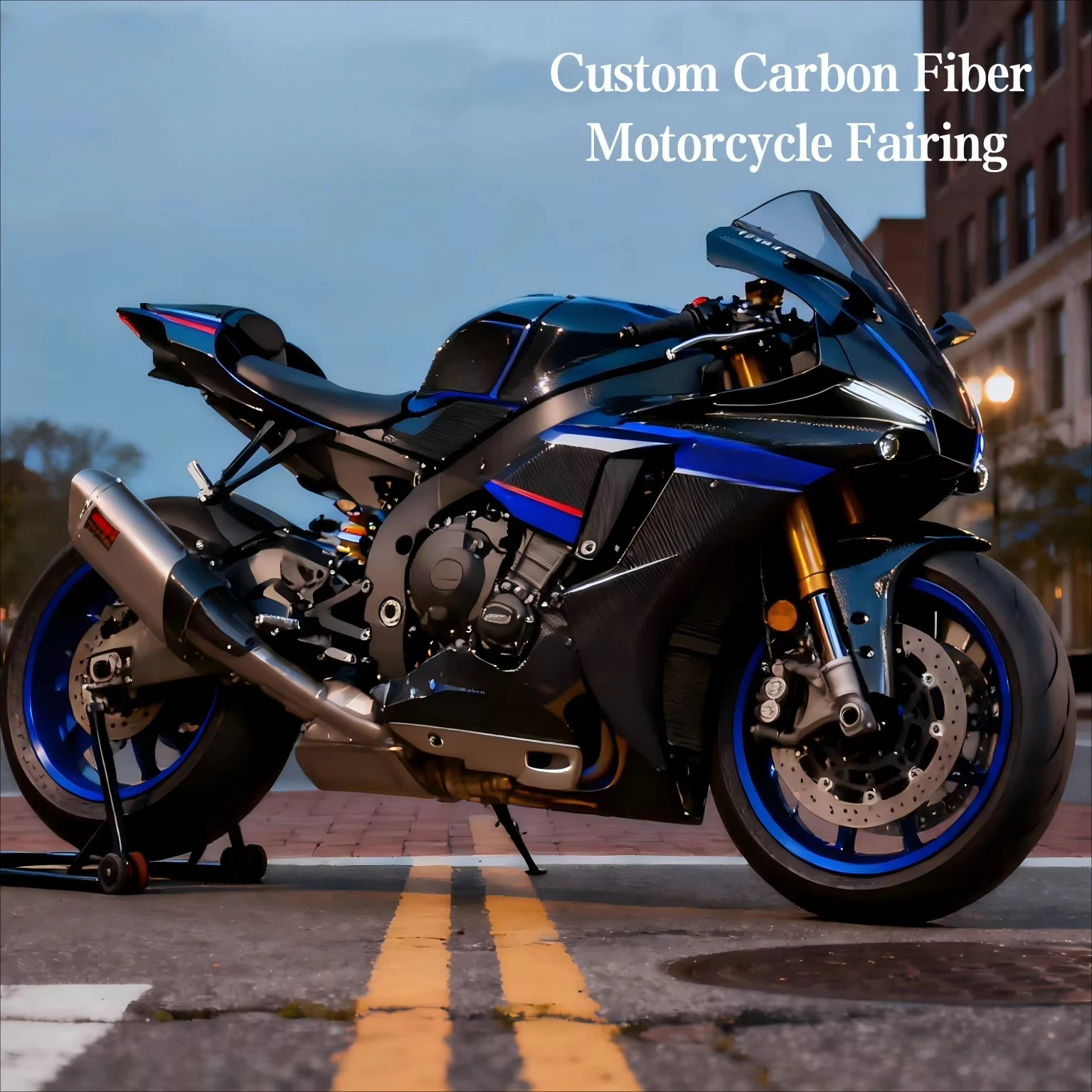 Carbon Fiber  Motorcycle Rear Tailboard for YZF R1M  2020 2021 2022 2023 2024 Fairing Kit Spot Goods or Wholesale