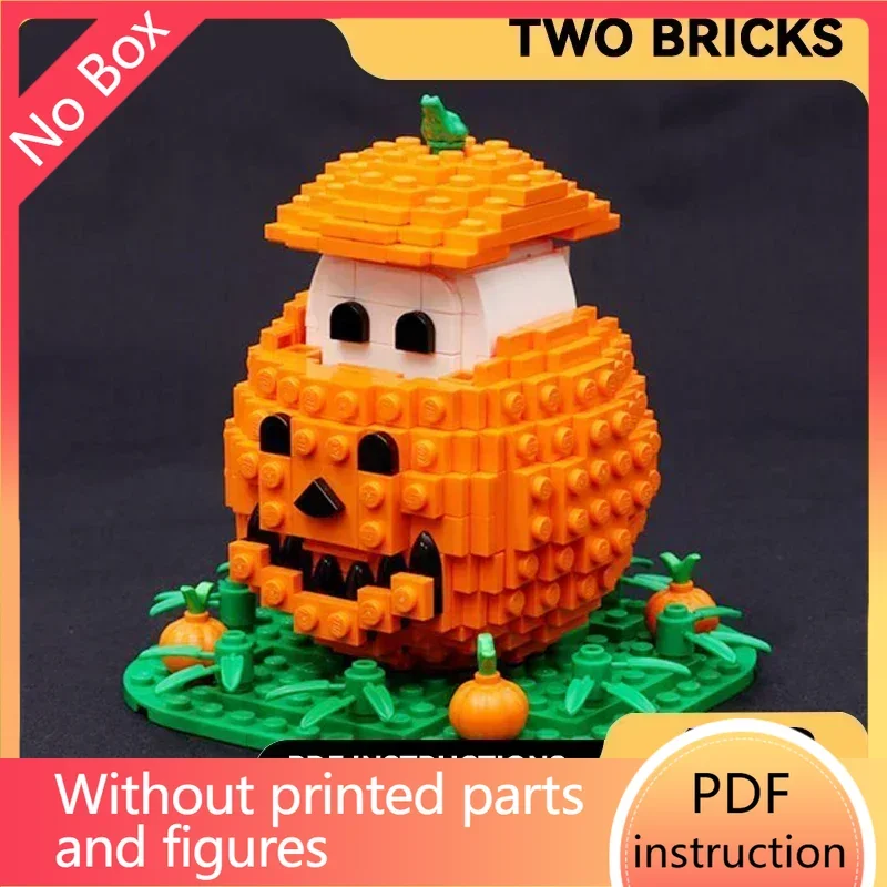 

Famous Halloween Model Moc Building Bricks Ghost In The Pumpkin Technology Modular Blocks Gifts Toys DIY Sets AssemblyChristmas