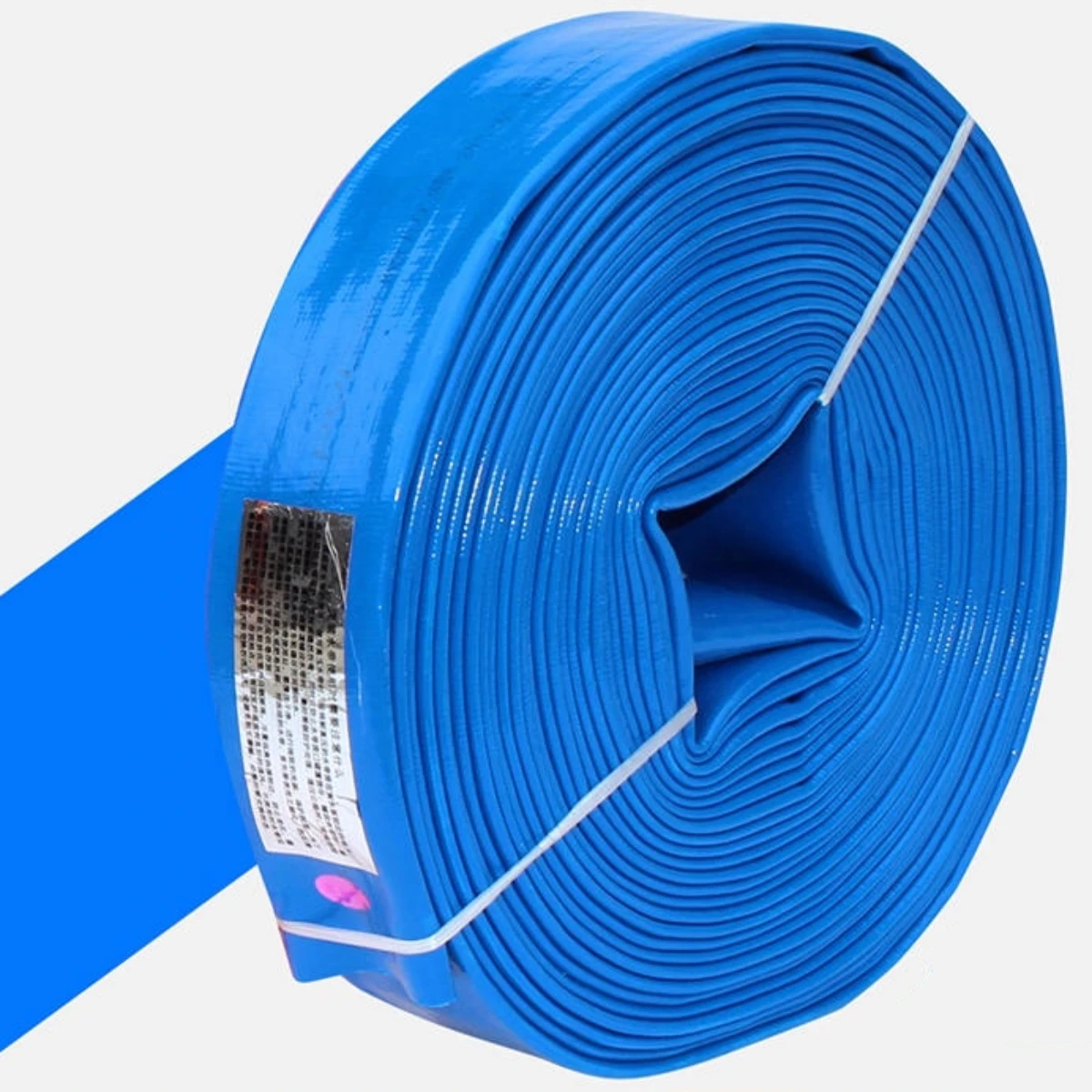 20m/Roll Blue Water Belt Hose 1\'\'1.5\'\'2\'\' PVC Yard Agricultural Irrigation Water Pipe Anti-freeze High-Pressure Water Pump Hose