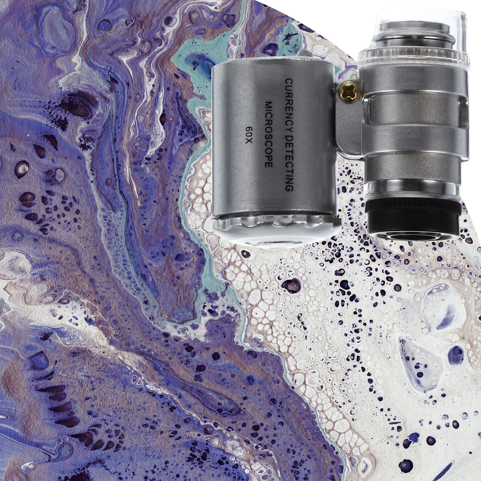 Увеличительное стекло для микроскопа, АБС-пластик, металлическая ювелирная лупа, мини-лупа для часов, монета, штамп