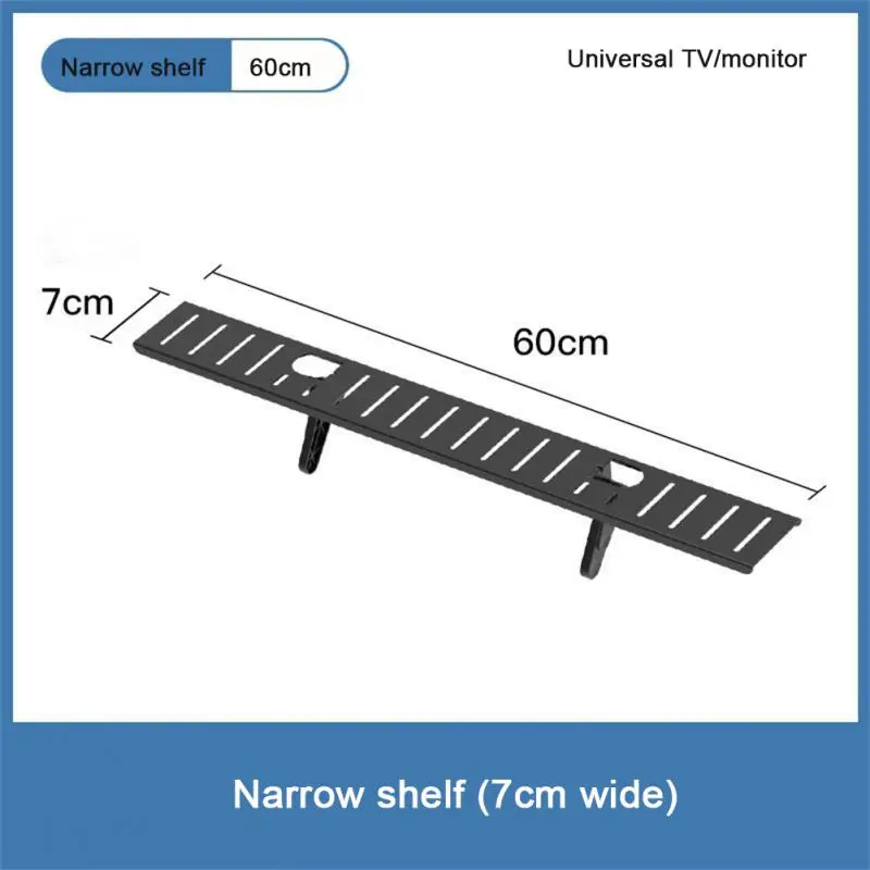 

Set-top Box Storage Rack Adjustable Design Household Organization Storage Tv Screen Top Storage Shelf Wall-mounted Durable 2023