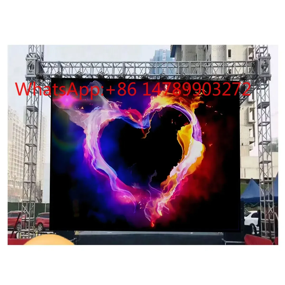 

Concert Event Rental Stage Outdoor LED Display Screen Panel Easy Installation P4.81 LED Video Wall