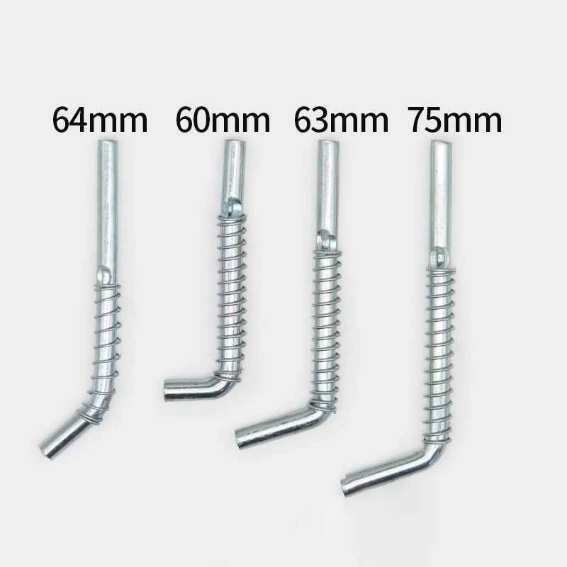 

10 PCS L Shape Carbon steel Hidden spring Pin bolt of the distribution box and switch cabinet latch square Bend Screw Hooks