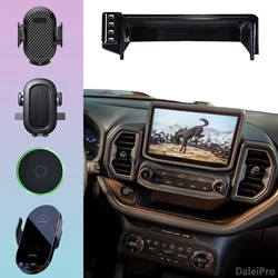 For Ford Bronco Sport 2021 2022 2023 2024 Phone Holder Car Magnet Wireless Charging Mobile Phone Mount MagSafe Stand Accessories