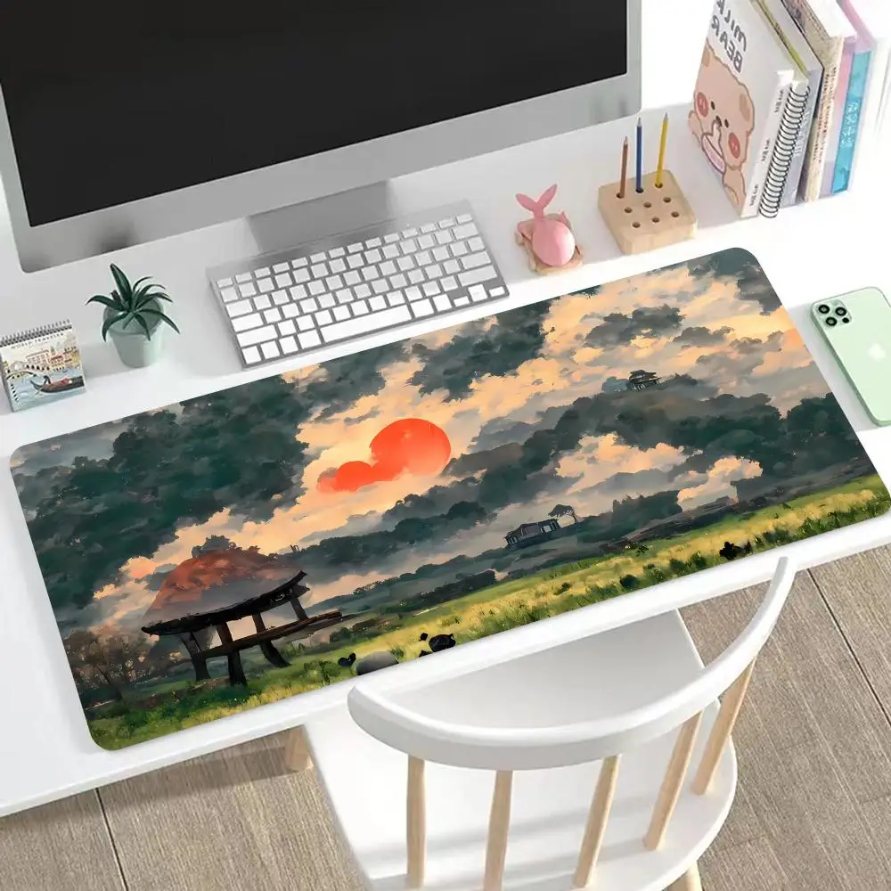 Cloud Depth Mouse Pad Cute HD Mousepad Pad Extended Gaming Keyboard  LargeMousepad 90x40cm XXL Gamer Mousepad