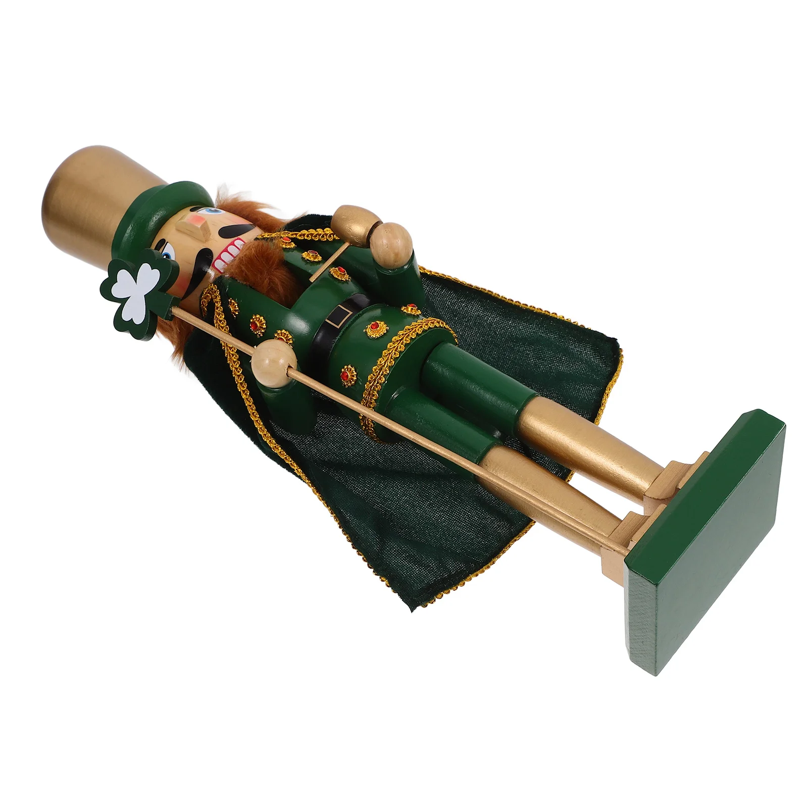 

Wood Nutcracker Christmas Ornament Classic Xmas Festival Nutcracker Decor Tabletop Display Holiday Decoration for Fireplace