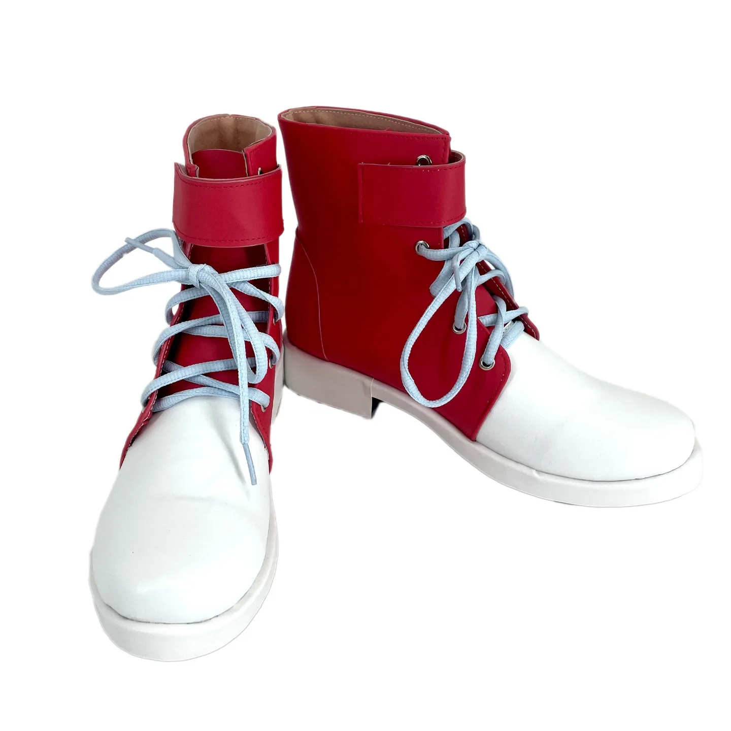 Ghiaccio تأثيري أحذية أنيمي جوجو تأثيري الدعائم اكسسوارات الأحمر بولي أحذية أحذية من الجلد هالوين كرنفال الأحذية مخصص #5