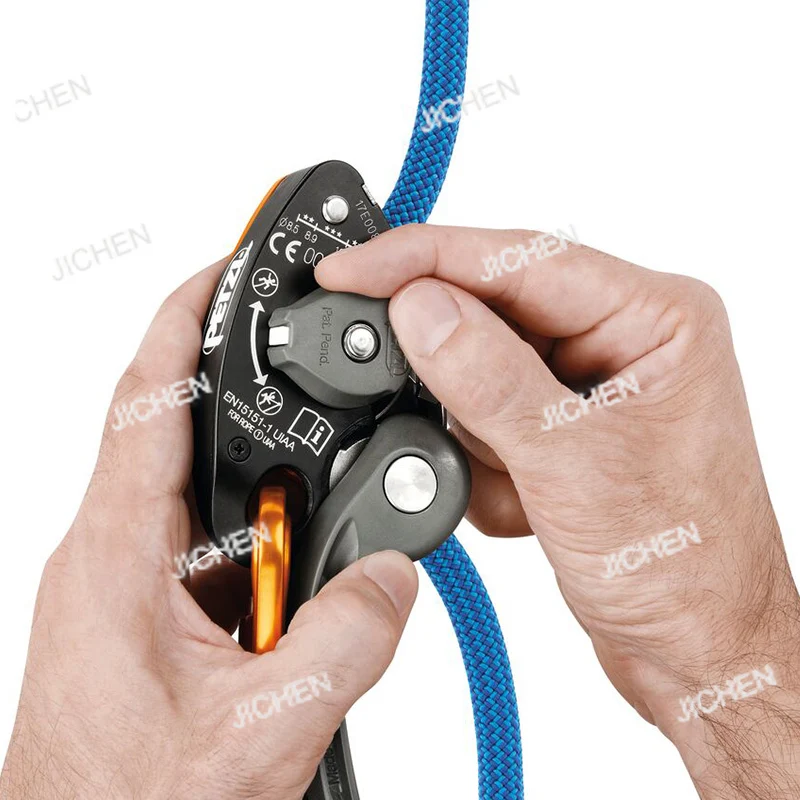 PETZL Climbing Pioneer Protector GRIGRI + Descent Protector de freno auxiliar esencial para operaciones al aire libre y de gran altitud