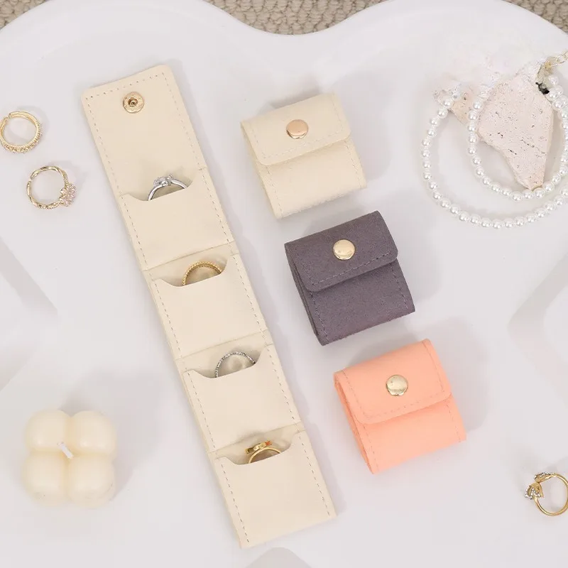 

Портативная бархатная сумка для демонстрации ювелирных изделий, складной футляр для хранения, ожерелье, кольцо, упаковочная сумка, контейнер для сережек, органайзер для упаковки ювелирных изделий