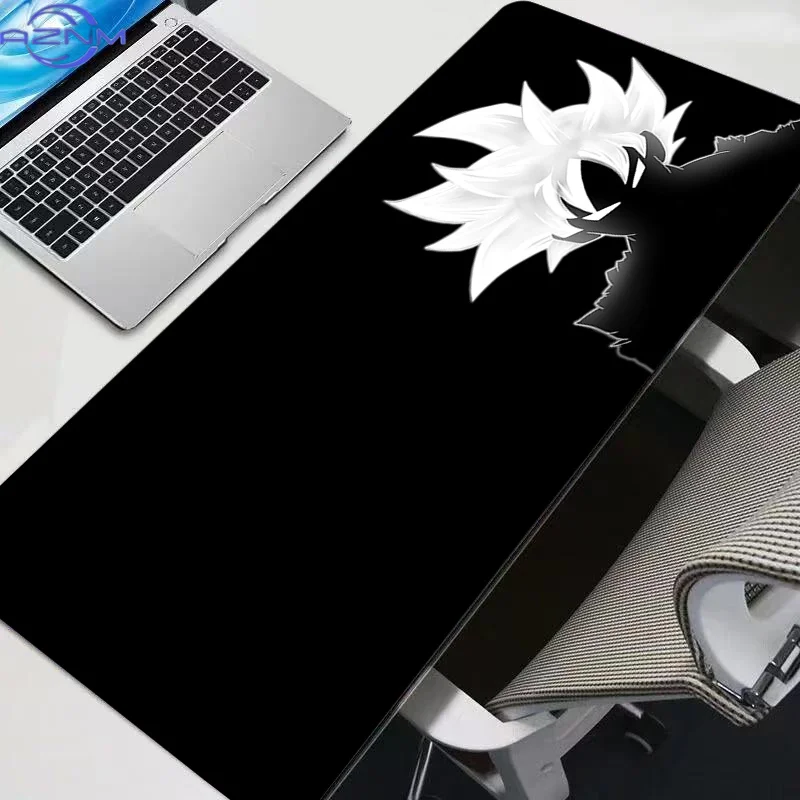 Black Mouse Pad DBZ Dragon Ball Z Professional eSports Game Players Speed Lock Edge Rubber Game Desk Mousepad Keyboard Mat