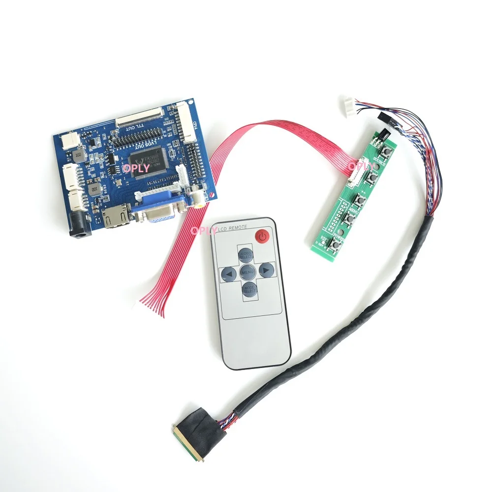 

For B101EVN02.1 B101EVN02.0 WLED VGA AV HDMI-Compatible 40Pin LCD Panel LVDS 10.1" 1280×800 Display Controller board Kit