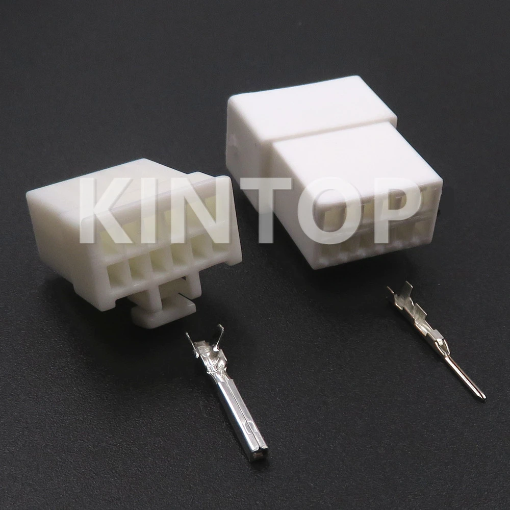 1 Set 12 Pins 1.2 Series Car Wire Connector with Terminal White Auto Male Female Docking Unsealed Socket AC Assembly With Wires