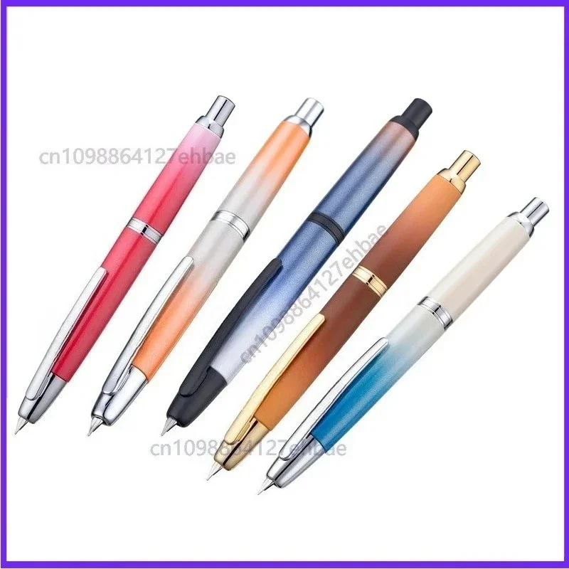 For Jinhao 10 Retractable Gradient Color Fountain Pen EF/F Nib with Ink Converter Gift Writing Pen