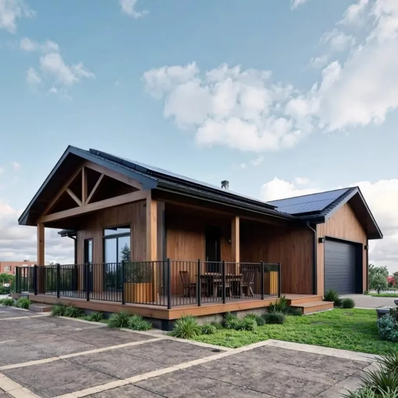 Low Cost Foldable Modular House Simple Structure Easy Maintenance Anti Corrosion Steel Frame Prefab Cabin Farm Staff Quarters