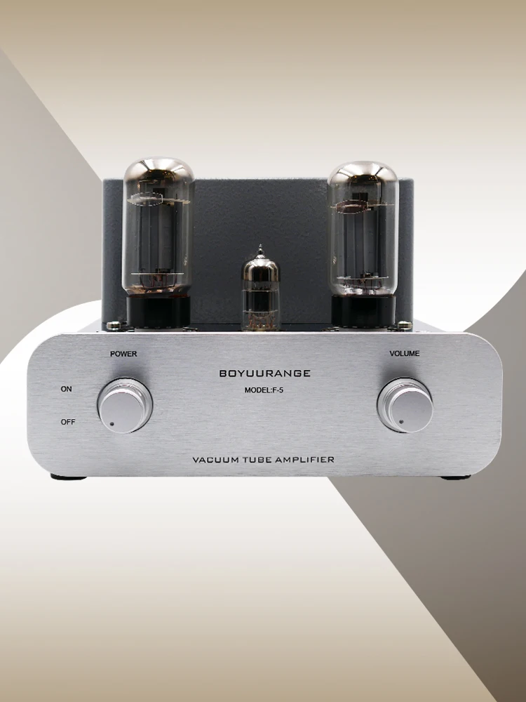 Bozhiyun F5 Pure Tube Amplifier 6N1 Push 6L6 Tube Single-ended Power Amplifier Audio Reisong