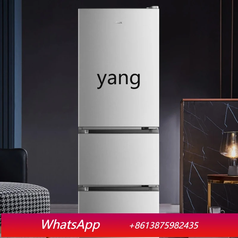 Lcx  three-door household small energy-saving dormitory rental refrigerated refrigerator