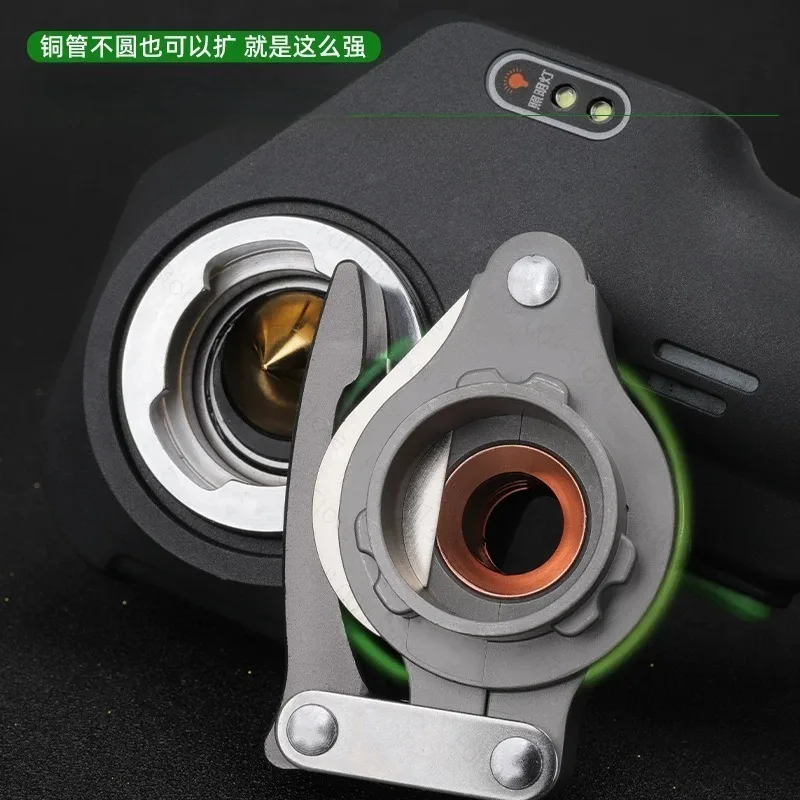 Electric lithium battery flared ST-E800A eccentric tube expander tube expander air conditioner copper tube flared bell mouth