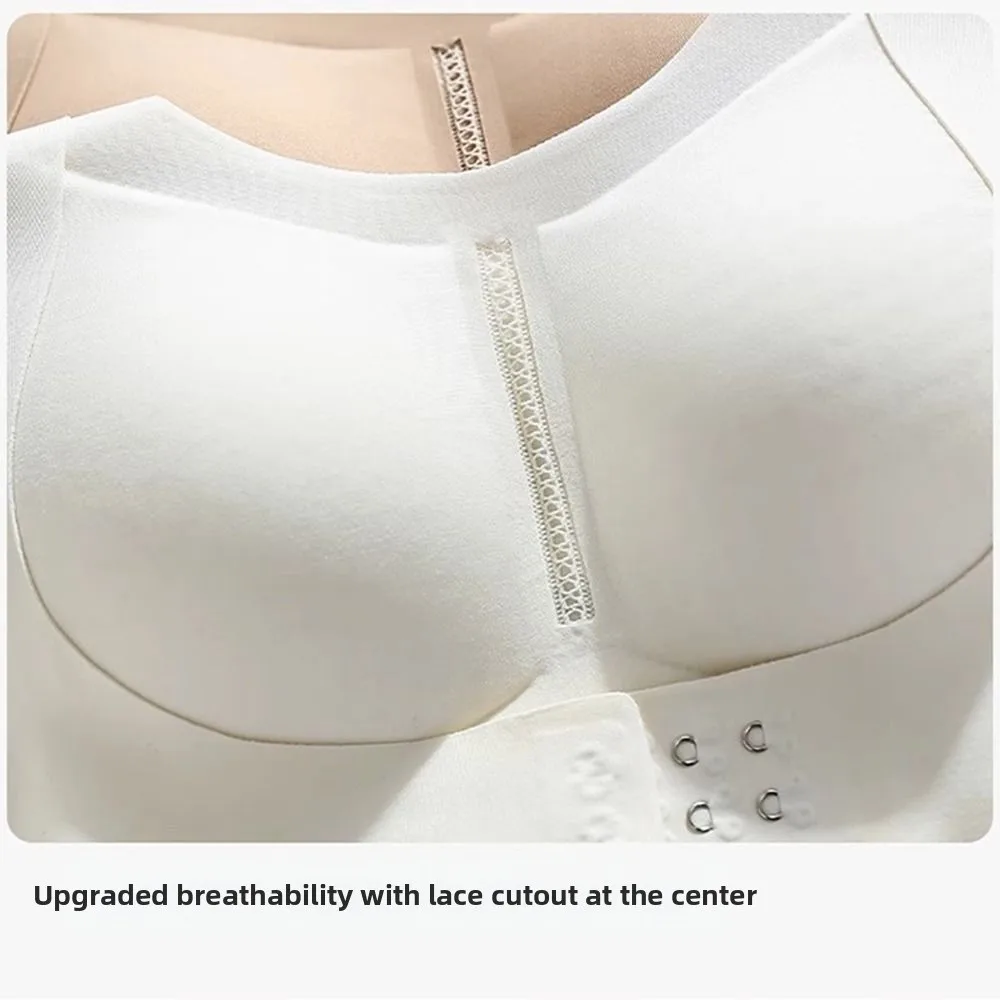 2 in 1 Posture Corrector Bra Adjustable Full Cup Front Closure Bra Comfortable Breathable Women Seamless Bras Humpback Corrected