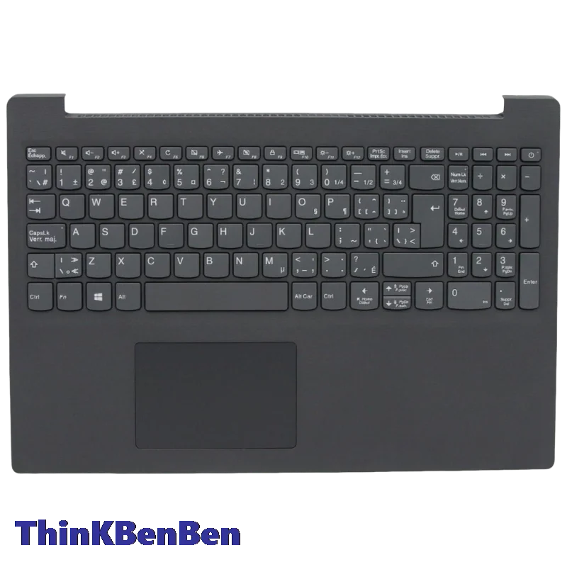 CFB Canadian French Texture Iron Gray Keyboard Upper Case Palmrest Shell Cover For Lenovo Ideapad S145 15 340C 15 V15 5CB0X57064