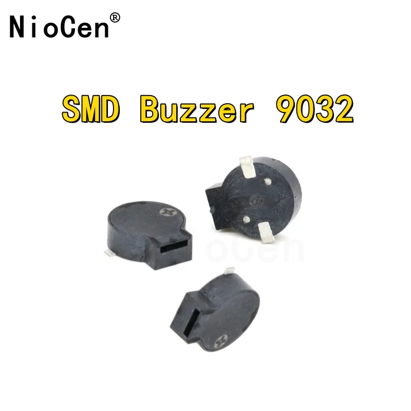 （10Pcs） SMD Buzzer 9032 Dimension 9.0x3.2mm Passive Sound Generator 5V Environmental Side-sounding Buzzer