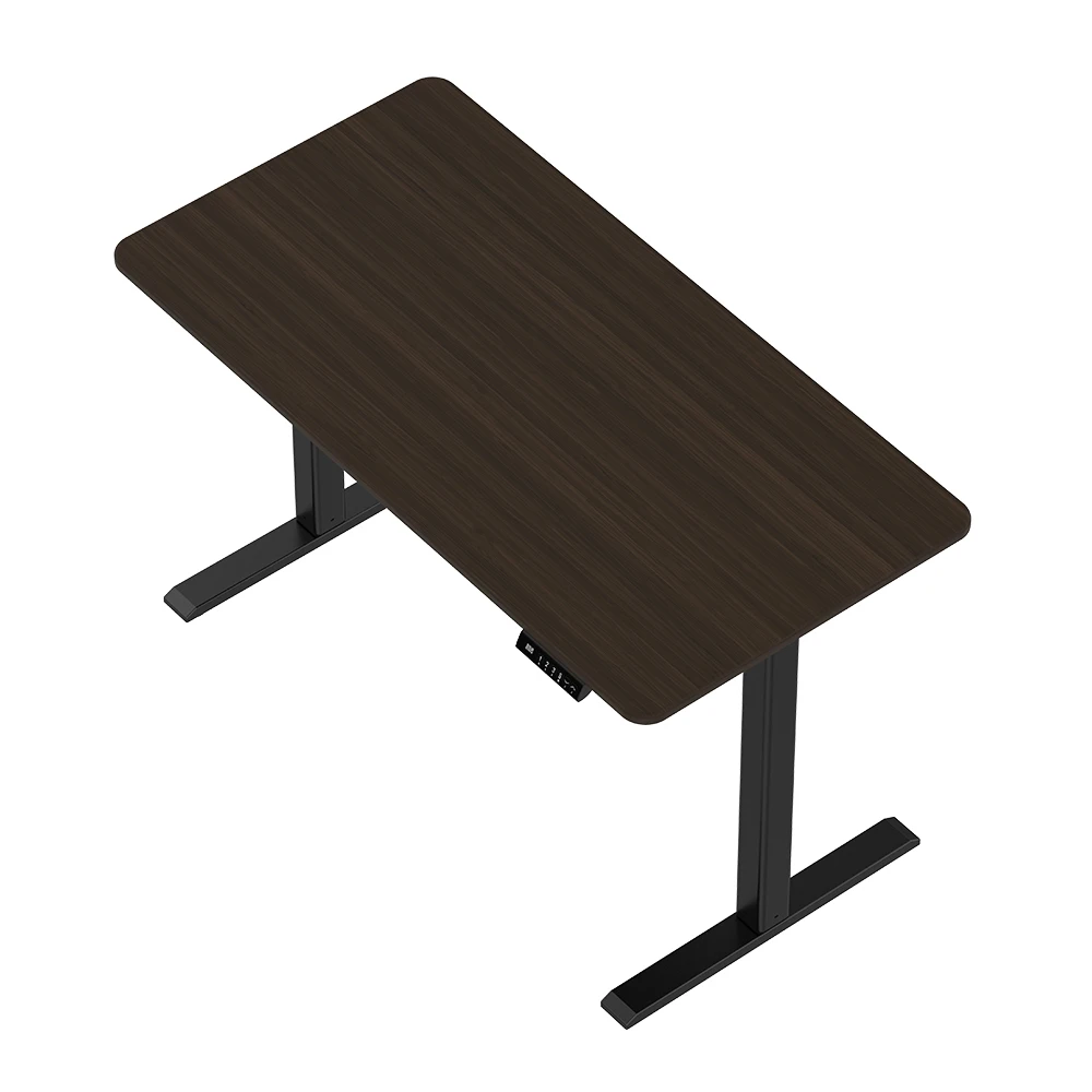 Electric Standing Desk Computer Table DIY Desktop 3 Memory Buttons Sit Stand Desk Frame  Easy Assembly (Black)