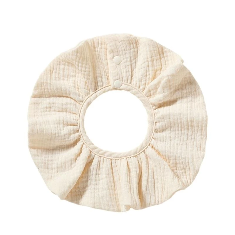 

J15U Feeding Towel Comfortable Drool Bib Breathable Baby Bib Burp Cloth for Teething