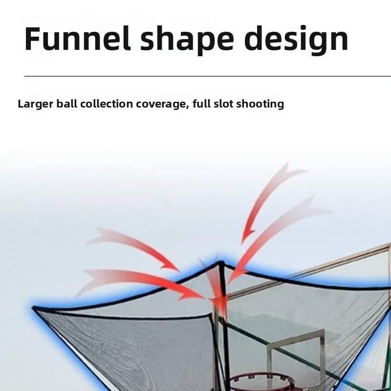 Portable basketball shooting trainer pitching machine return net throwing practice artifact automatic pick-up device contin - Image 4