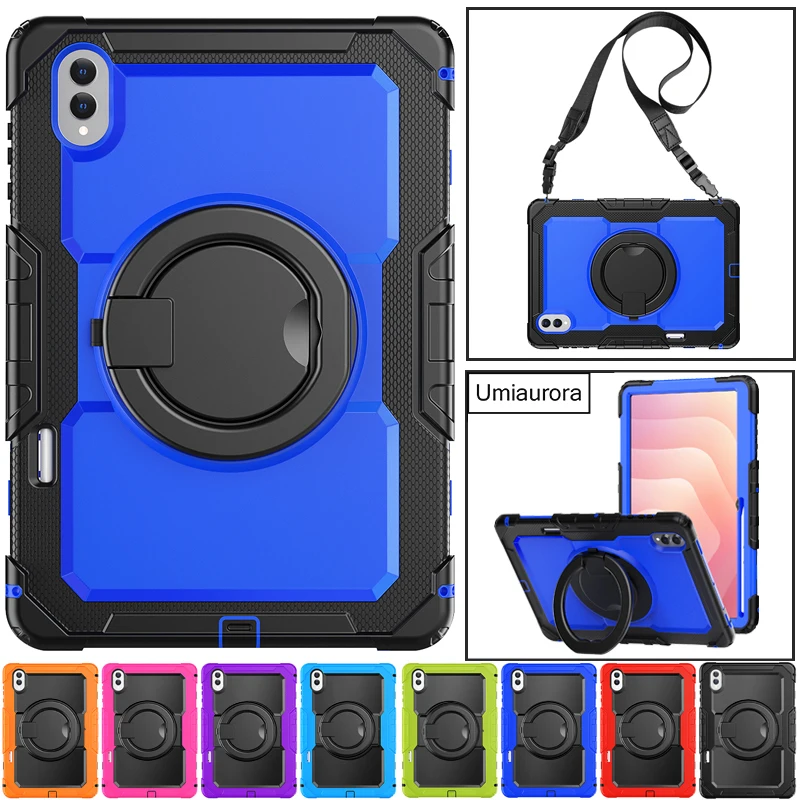 

For Samsung Tab S11 11 inch SM-X730 X736 S11 Ultra 14.6" X930 Hand Ring Shoulder Strap Stand Tablet Case Shockproof Rugged Funda