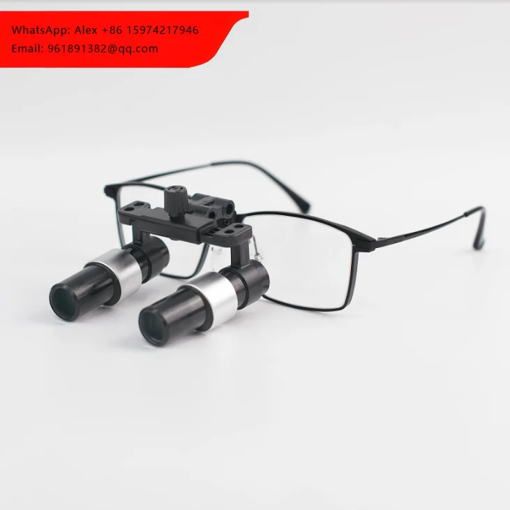 

PKYM-500X MICARE 5.0X ENT Dental Magnifying Glass Titanium Frame Binocular Surgical Loupes Flip Up Type Surgical Loupes