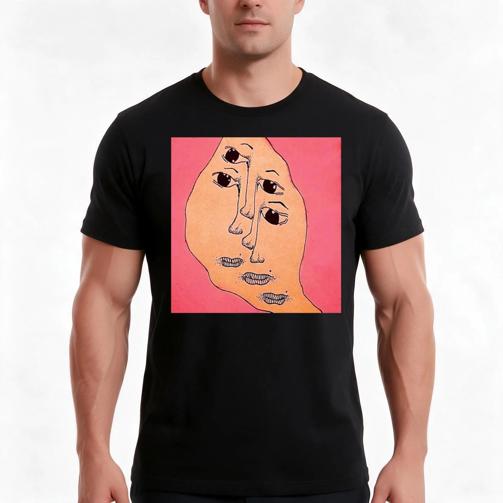 Still Woozy - Wolfcat T-Shirt, Summer Casual Cotton Tee, Oversized Streetwear Tops, Vintage Graphic Print, Unisex Men Women