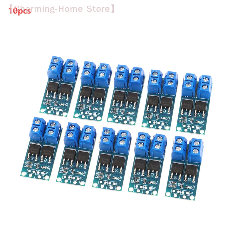 【M】10PCS 15A 400W MOS FET Trigger Switch Drive Module DC 5V-36V PWM Regulator Control Panel Motor Control Board