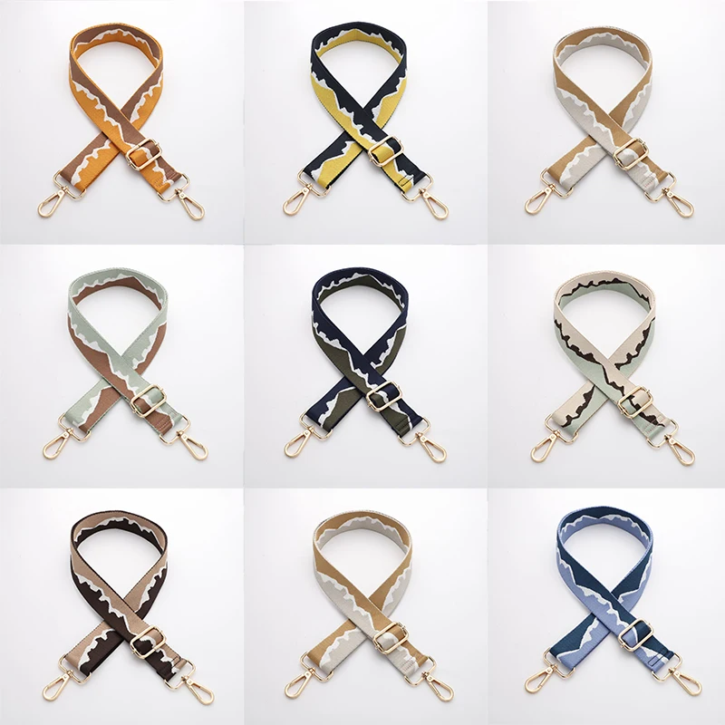 3.8cm Wide Women Bag Strap Replacement Crossbody Adjustable Handbag Purse Straps Ladies Messenger Bag Webbing Accessories