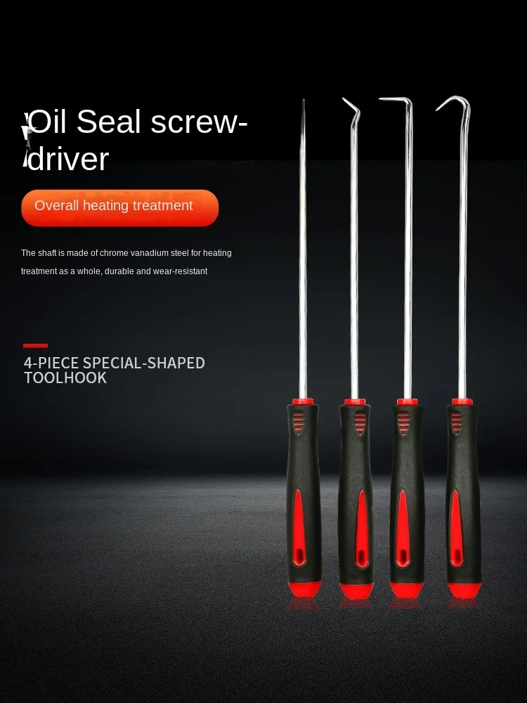 Oil Seal Driver Hook, Replace Oil Seal Disassembly Tool, Remove Sealing Ring Gasket