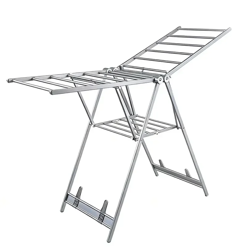 Balcony foldable wing drying rack retractable drying rack multifunctional household drying rack