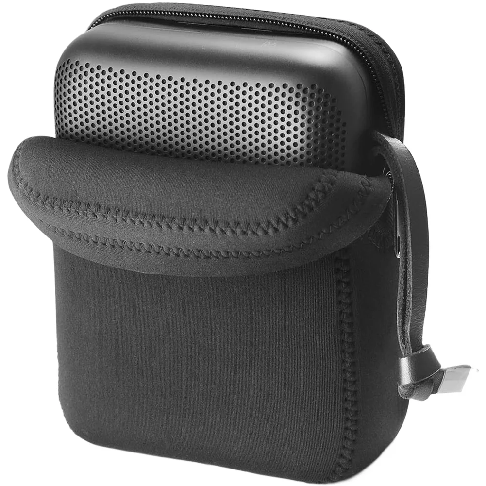 175x135x72mm Speaker Storage Bag Black Nylon Travel Case For Wireless Speaker With Shockproof Protection For Travelers