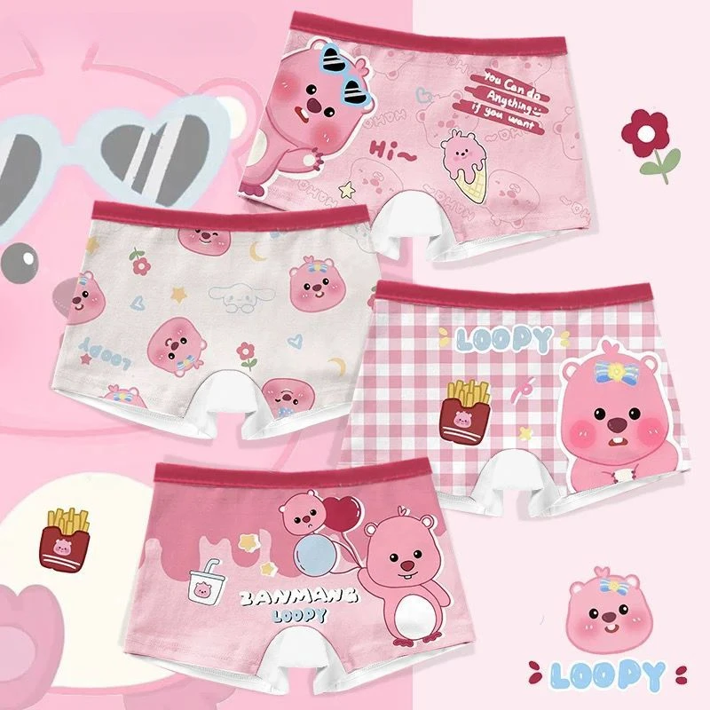 loopy anime character periphery cartoon comfortable boxer boxer girl shorts kawaii girly heart kids leggings panties wholesale