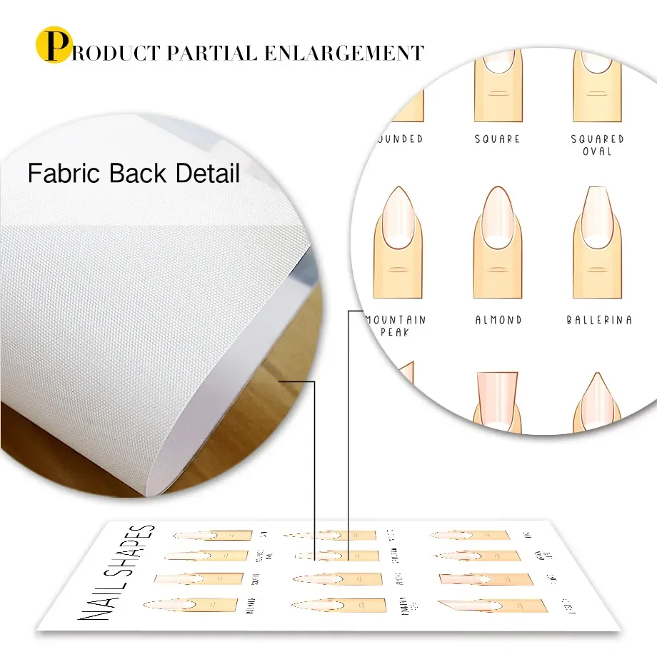 Personalised Name Nail Polish Tech Shapes Wall Art Canvas Painting Nordic Posters And Prints Wall Picture For Beauty Salon Decor