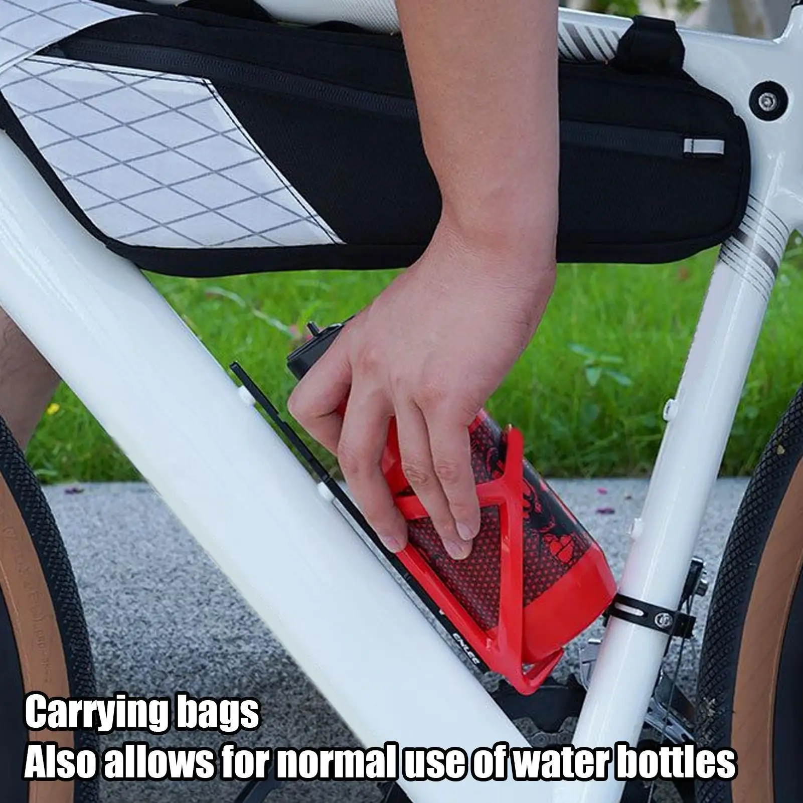 Adaptador de soporte para botella de bicicleta, extensor de montaje para botella de bicicleta, posicionador de abrazadera para matraz, para ejercicio urbano, torneo de montaña