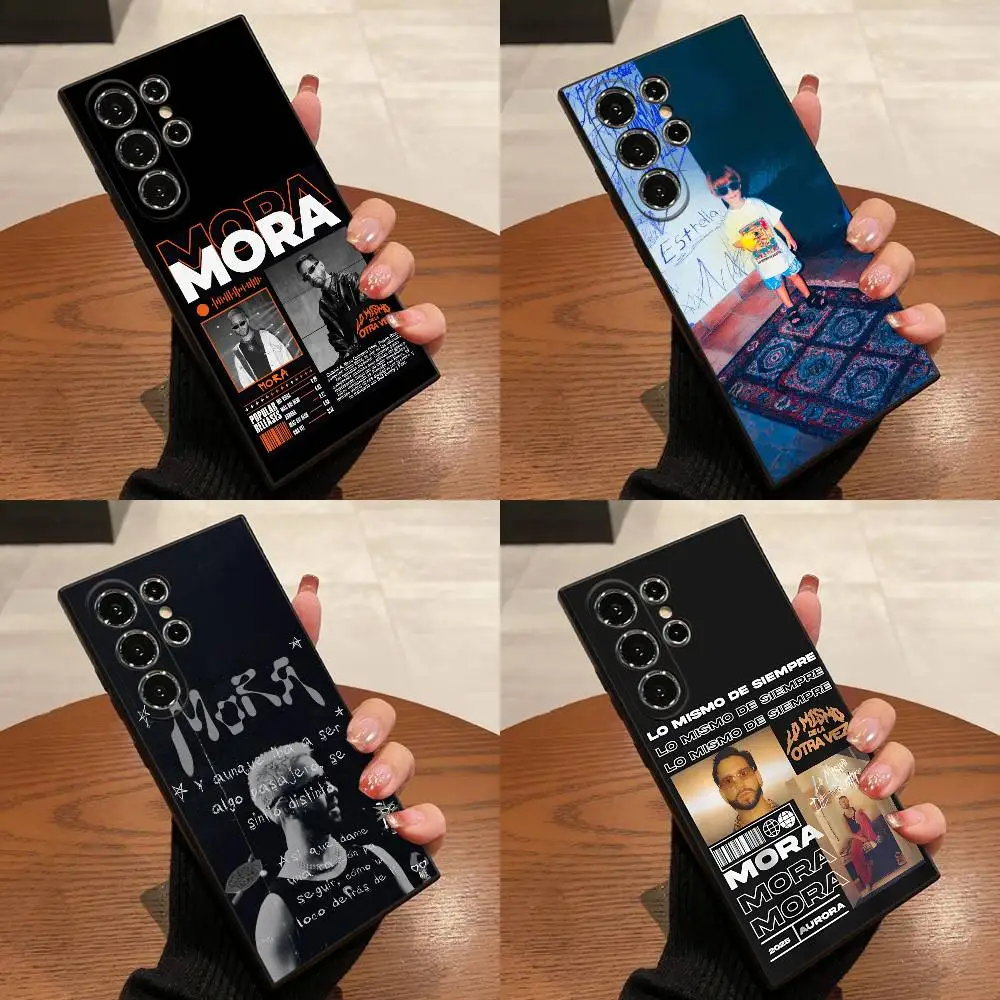 

LO MISMO DE SIEMPRE M-Mora ESTRELLA Phone Case For Samsung S25,S24,S21,S22,S23,S30,Ultra,S20,Plus,Fe,Lite,5G Black Cover