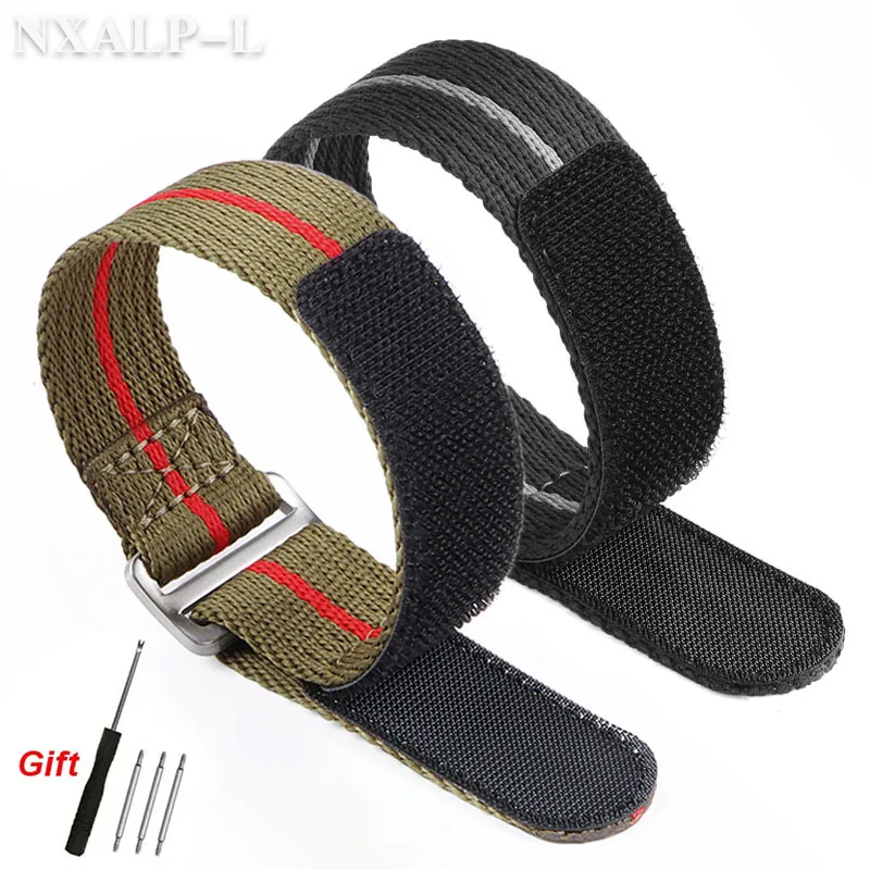 Premium Nylon Armband für Tudor Band für Seiko Herren Armee Militär Sport Armband 20mm 22mm für Rolex gewebte Leinwand Armband