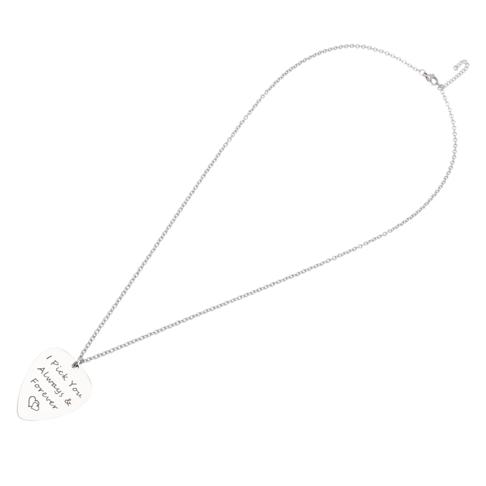 الفولاذ المقاوم للصدأ الغيتار اختيار قلادة تصميم مريح باس اختيار قلادة المحمولة الغيتار الريشة للمبتدئين #5