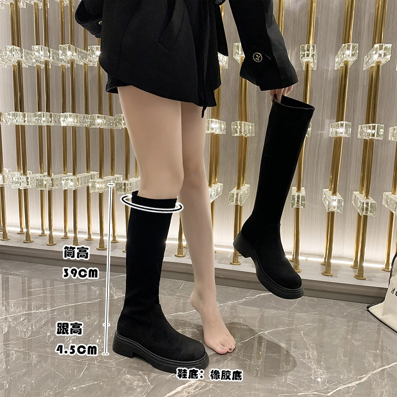 2026 Nowe jesienno-zimowe koza – Knee High Boots Women recenzja i cena