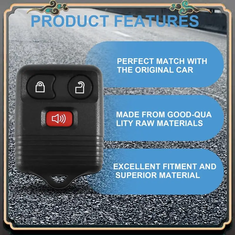

M45K-2 Keyless Entry Remote Control Car Key Fob For Ford F150 Expedition Escape Focus CWTWB1U212