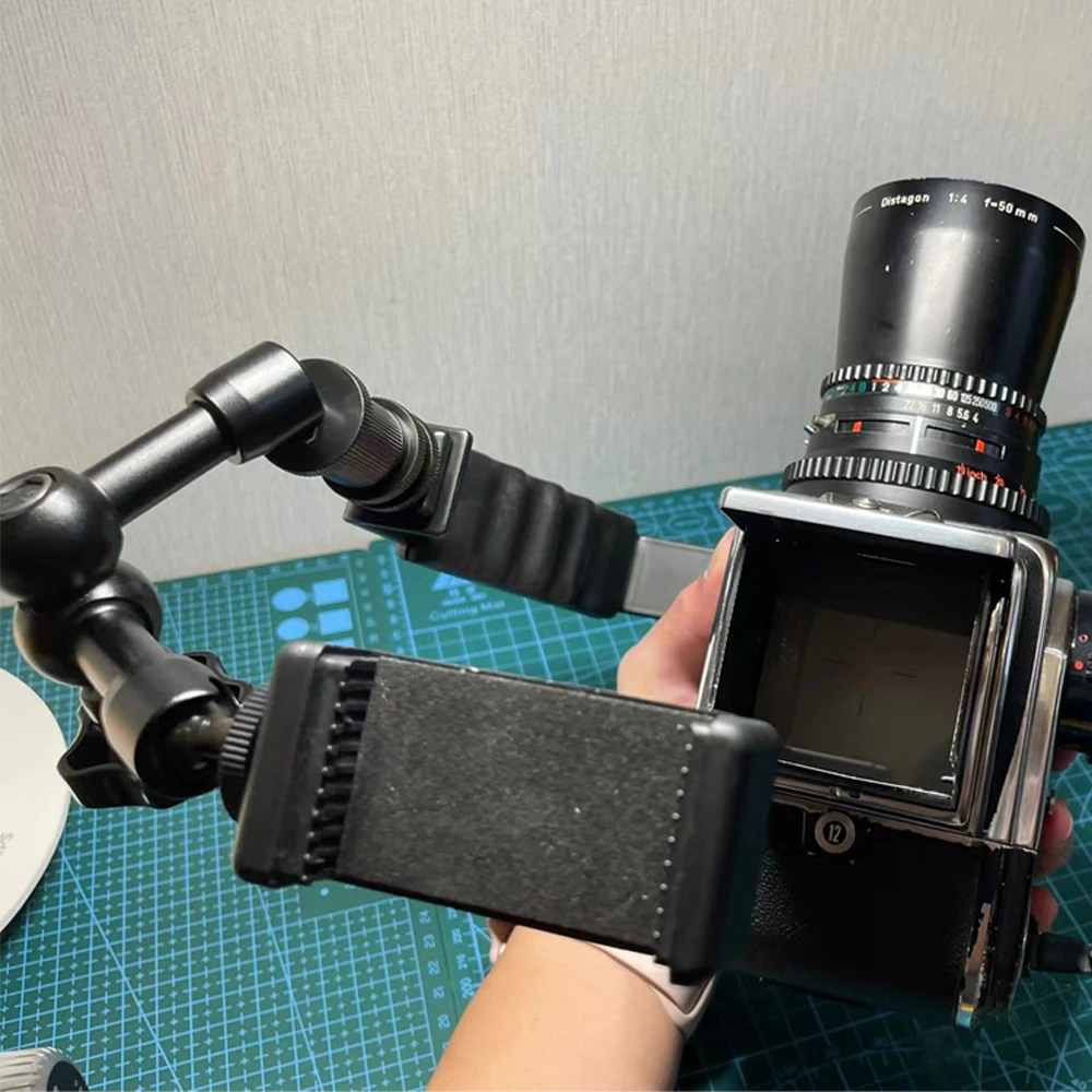 Film Camera Mobile Phone Overhead Shooting Waist Level Viewfinder Bracket Support Phone Overhead View Video Recording Solution