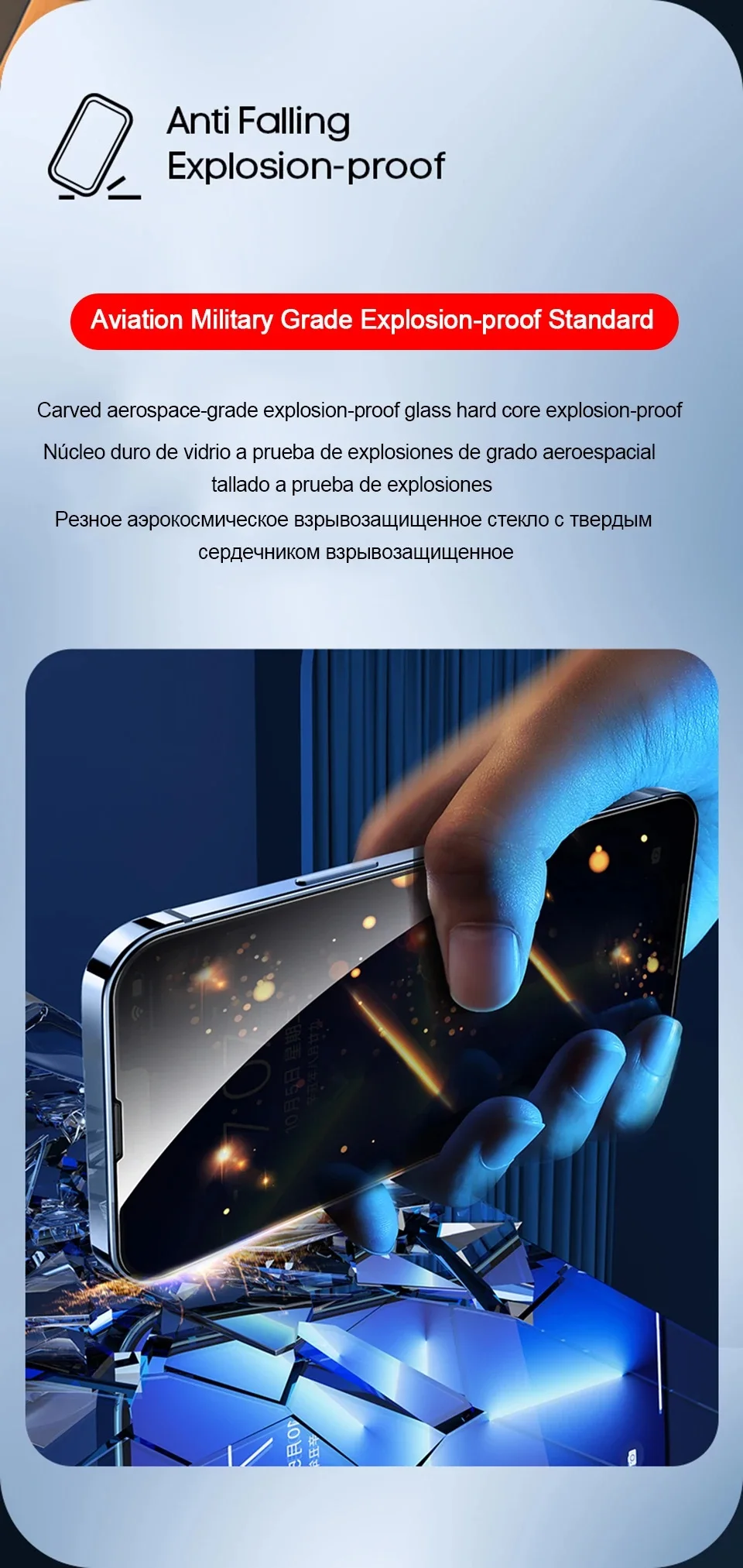 1-3 Stück Displayschutzfolie für Honor 200 Pro 500 400 90, Anti-Spy, Privatsphäre, automatische Anbringung, gehärtetes Glas, Magic 7 6 8 Pro 5 Lite Glas – Detail 4