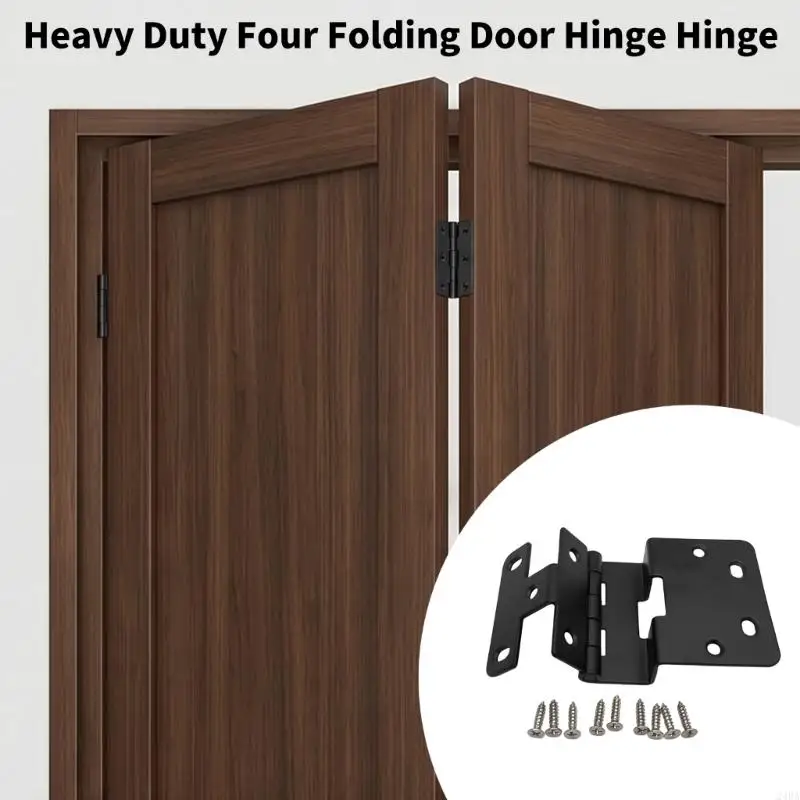  Metal Five Knuckles Hinge Adjustable Folding Door Hinges For Maximums Load Bearing And Smooth Door Operation Enduring