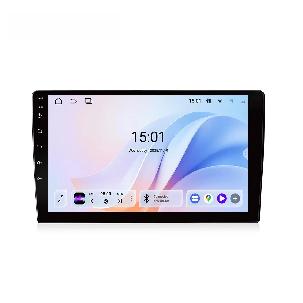 مشغل DVD للسيارة العالمي Android 2 Din 9 بوصة 2 + 32 جيجابايت شاشة تعمل باللمس راديو السيارة نظام تحديد المواقع والملاحة مع Carplay BT WIFI